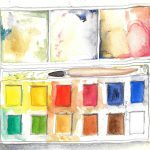 Aquarellkasten Urban Sketching