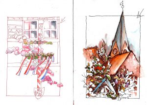 Urban Sketching Atmosphäre
