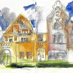 Urban Sketching Skyline Eutin